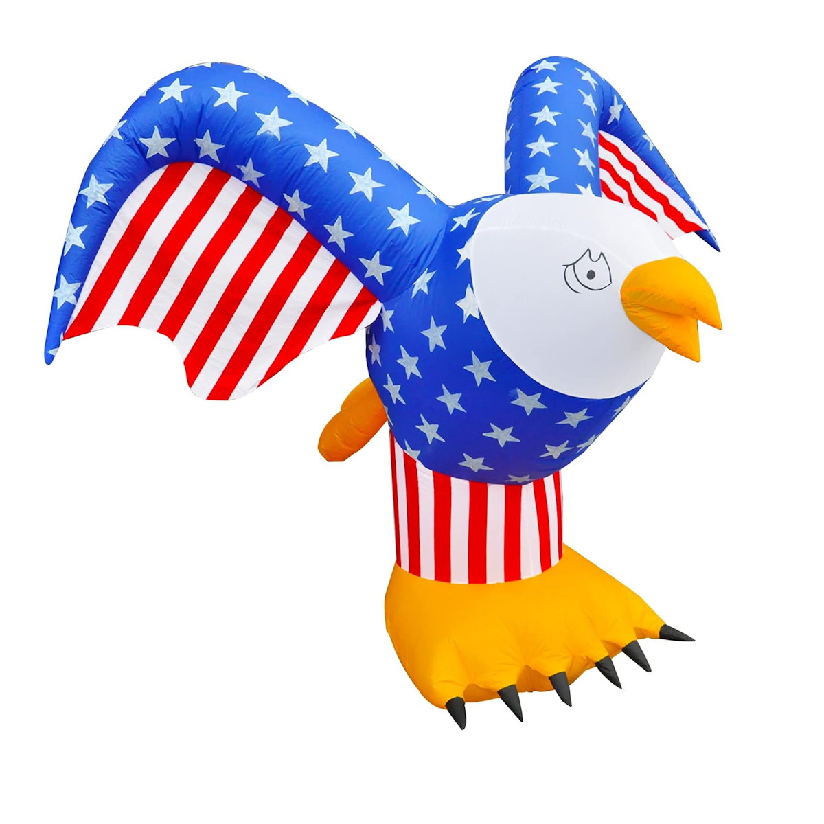 Inflatable eagle with American flag design - ChildAngle 4th of July Inflatables
