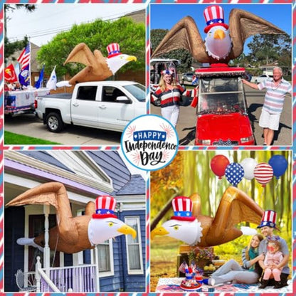 Inflatable Flying Eagle 4th of July Inflatables for Independence Day Car Parade - ChildAngle