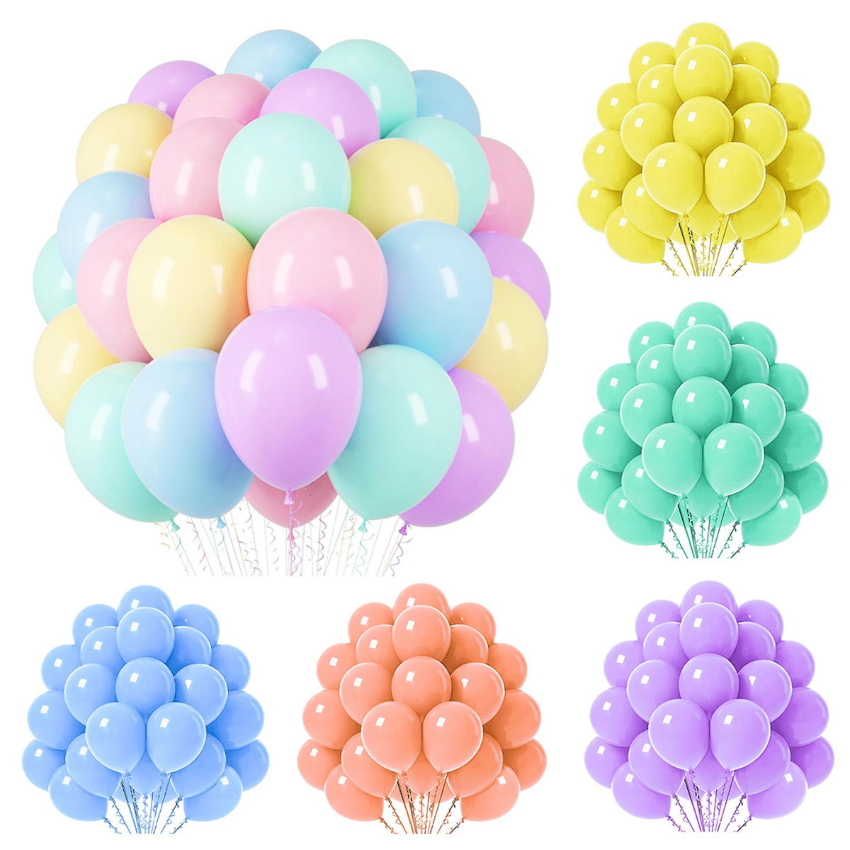 5/10/12 inch Mixed Color Macaron Latex Balloon for Birthday Children's Day Baby Shower - ChildAngle