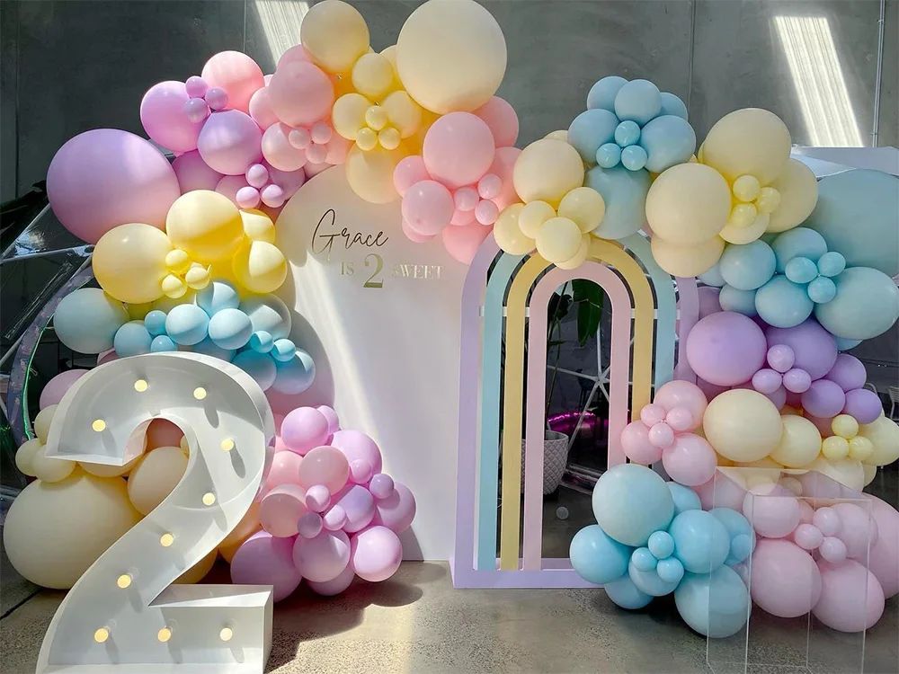 5/10/12 inch Mixed Color Macaron Latex Balloon for Birthday Children's Day Baby Shower