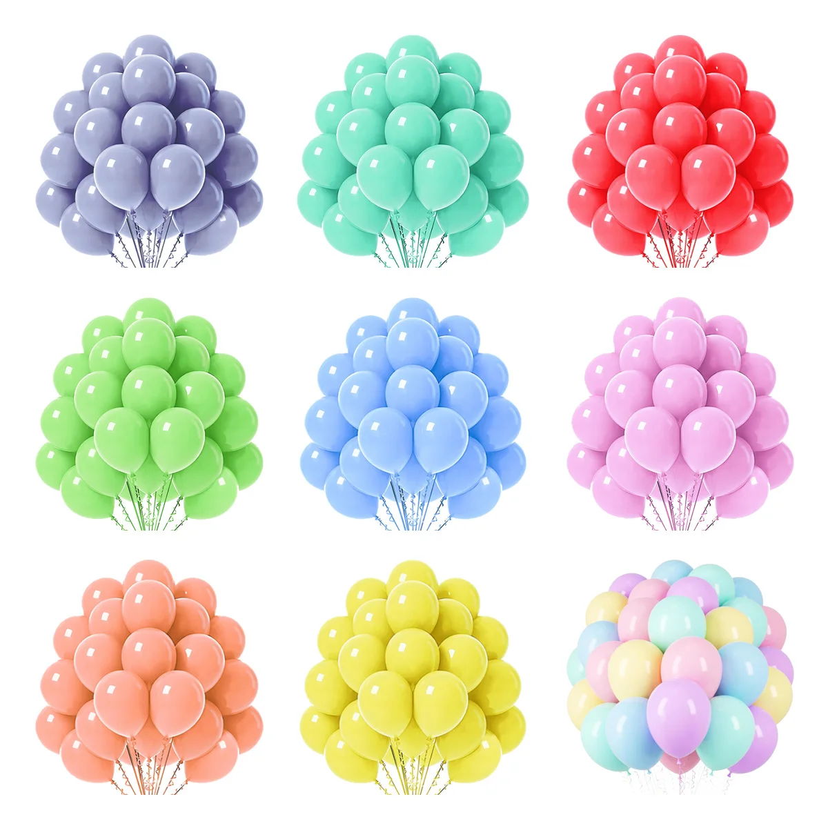 5/10/12 inch Mixed Color Macaron Latex Balloon for Birthday Children's Day Baby Shower - ChildAngle