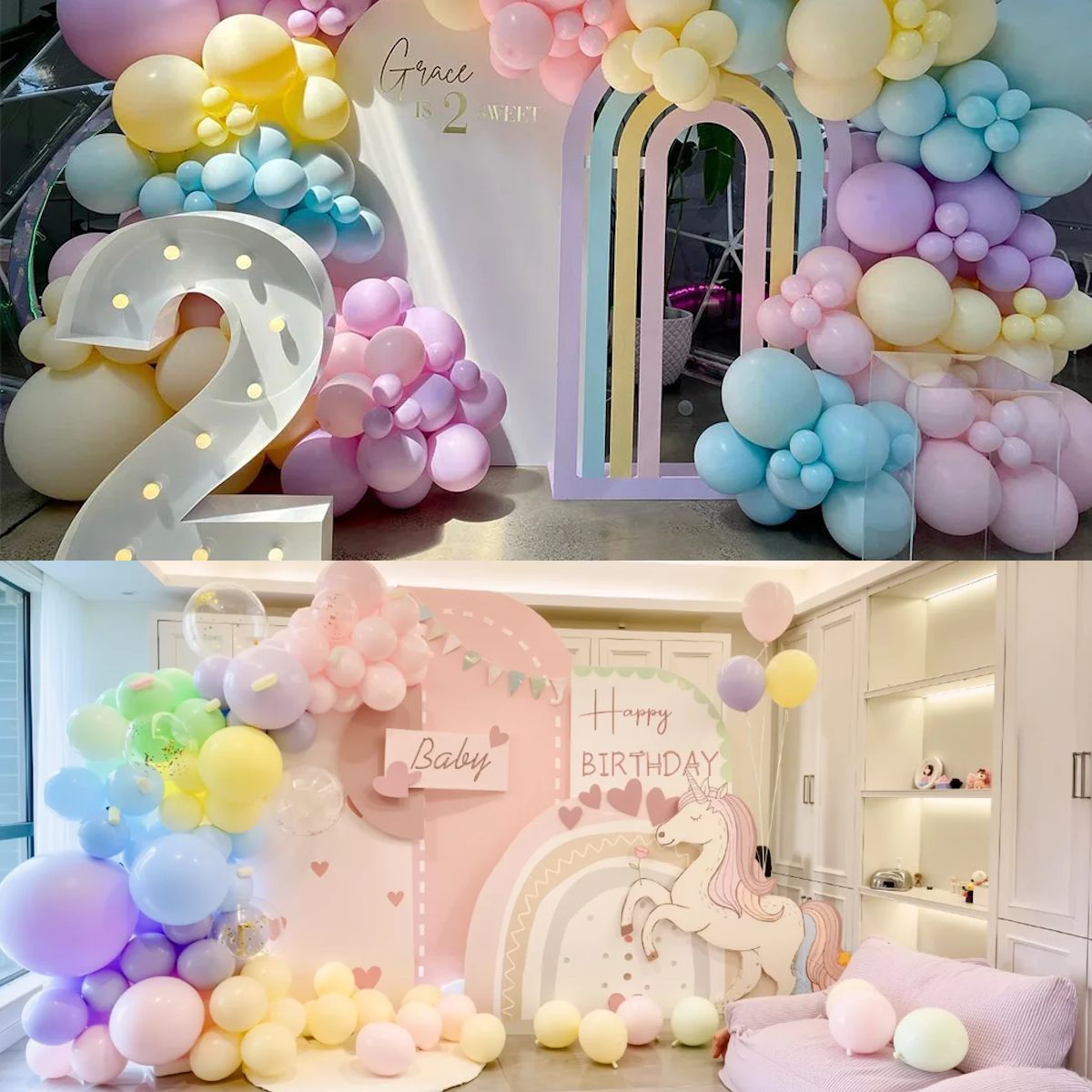 5/10/12 inch Mixed Color Macaron Latex Balloon for Birthday Children's Day Baby Shower - ChildAngle