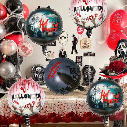 6PCS 18'' Balloon Bouquet for Halloween Party Foil Balloon Set - ChildAngle