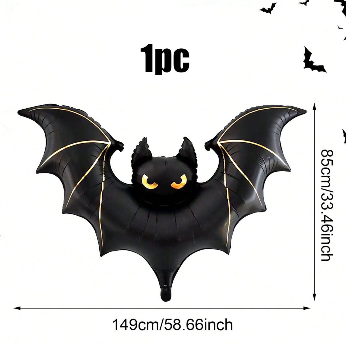 79PCS 60'' Batman Giant Balloon Halloween Bat Balloon Flash Garland Arch Kit - ChildAngle