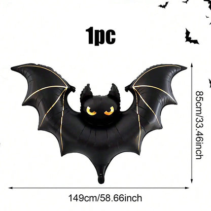 79PCS 60'' Batman Giant Balloon Halloween Bat Balloon Flash Garland Arch Kit - ChildAngle