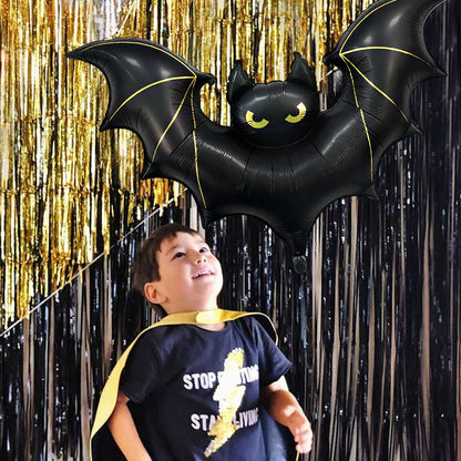 79PCS 60'' Batman Giant Balloon Halloween Bat Balloon Flash Garland Arch Kit - ChildAngle