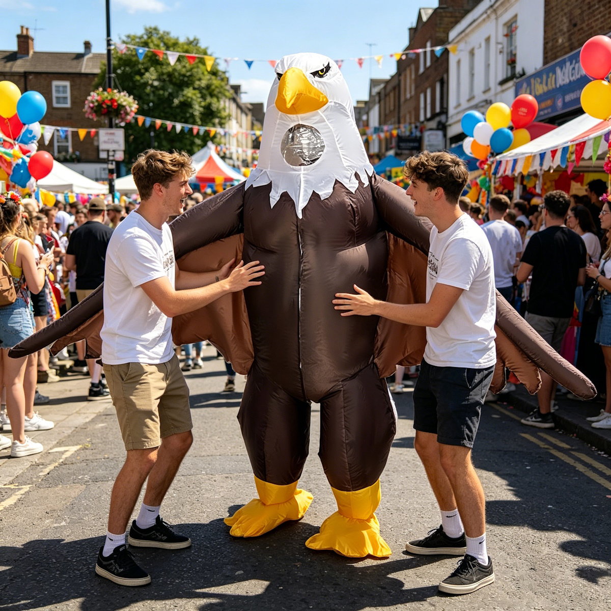 Teens and Adults Eagle Inflatable Costume for Halloween and Independence Day