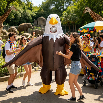 Eagle inflatable costume for Halloween and Independence Day -  ChildAngle Inflatable Costume
