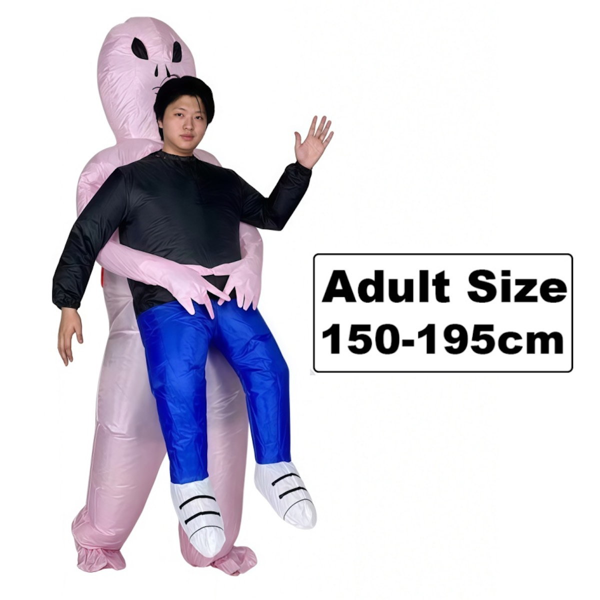 Kids and Teens Alien Inflatable Costume Blow up Alien Suit - ChildAngle