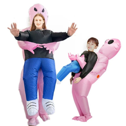 Kids and Teens Alien Inflatable Costume Blow up Alien Suit - ChildAngle