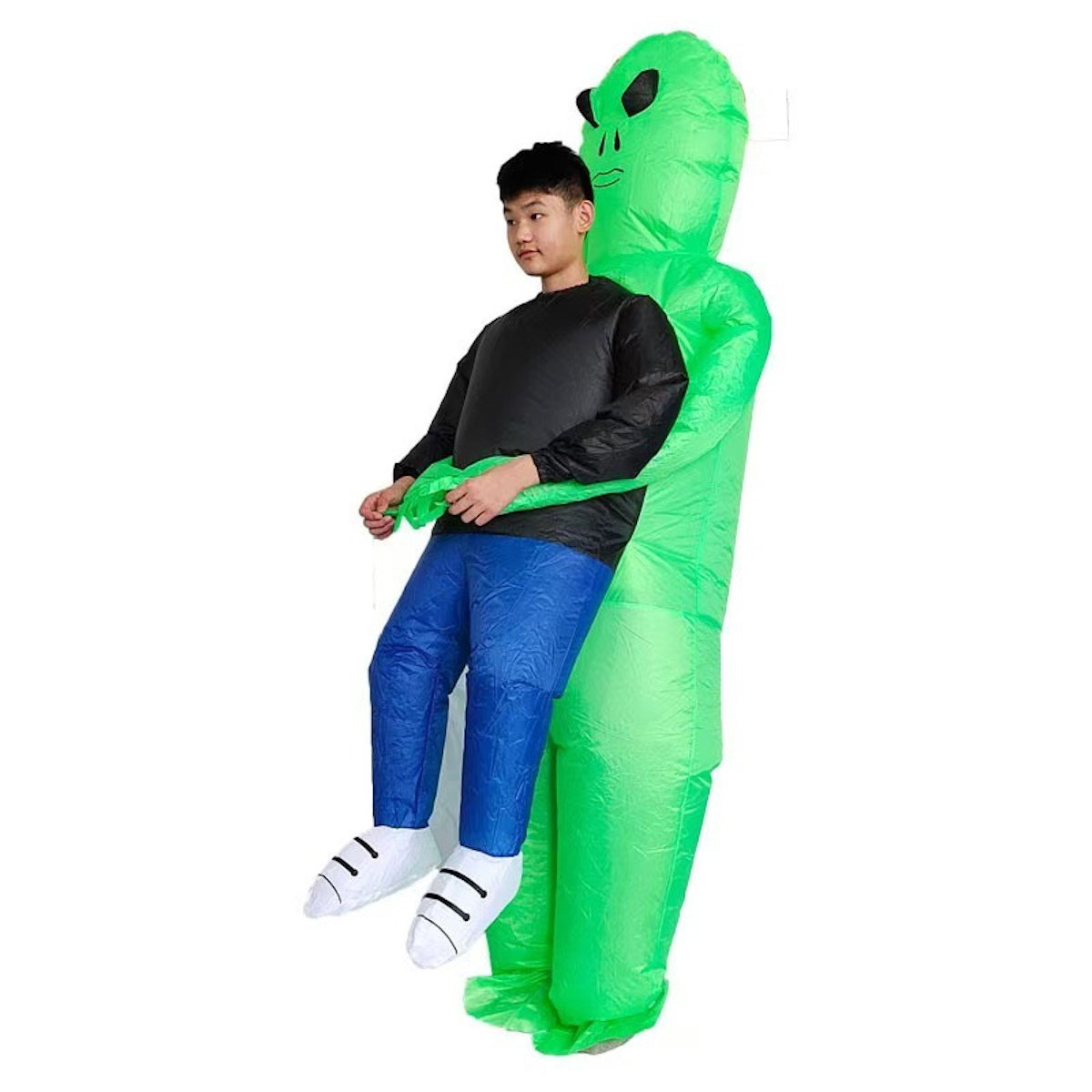 Kids and Teens Alien Inflatable Costume Blow up Alien Suit - ChildAngle