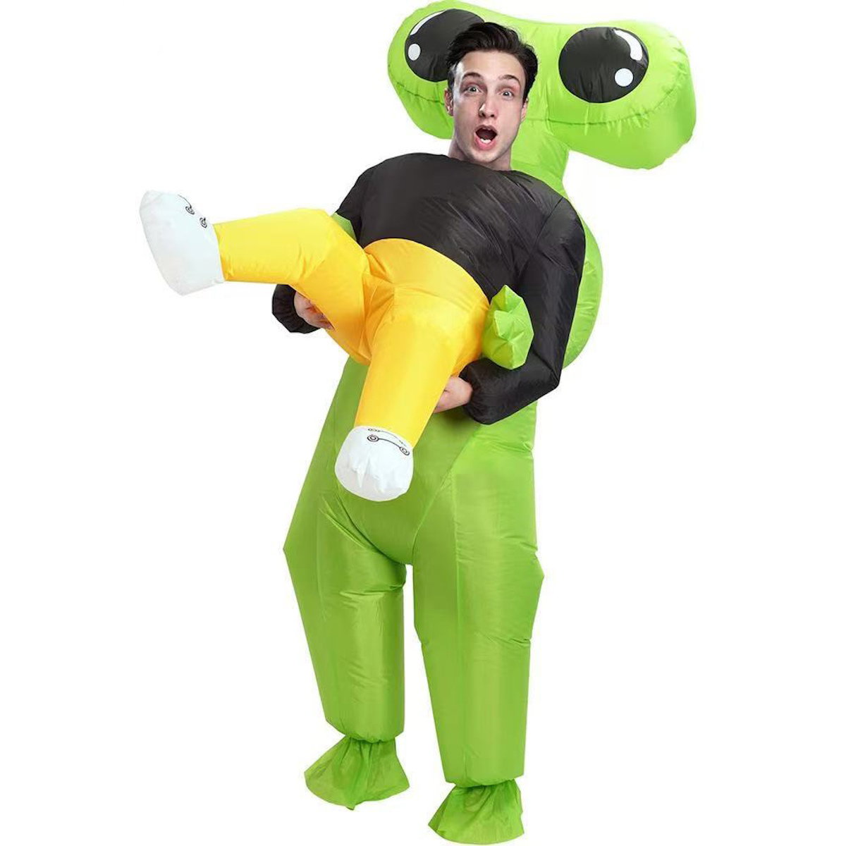 Kids and Teens Alien Inflatable Costume Blow up Alien Suit - ChildAngle