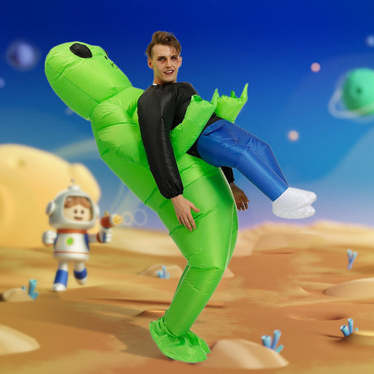 Kids and Teens Alien Inflatable Costume Blow up Alien Suit - ChildAngle 