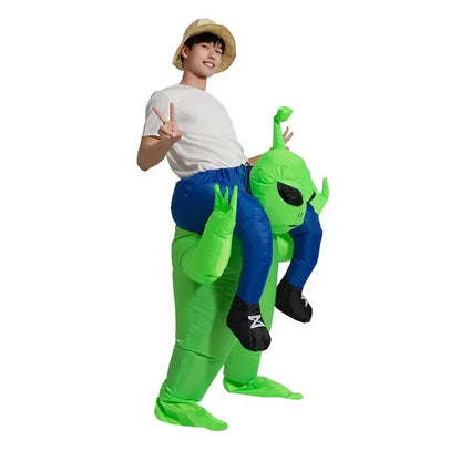 Kids and Teens Alien Inflatable Costume Blow up Alien Suit - ChildAngle