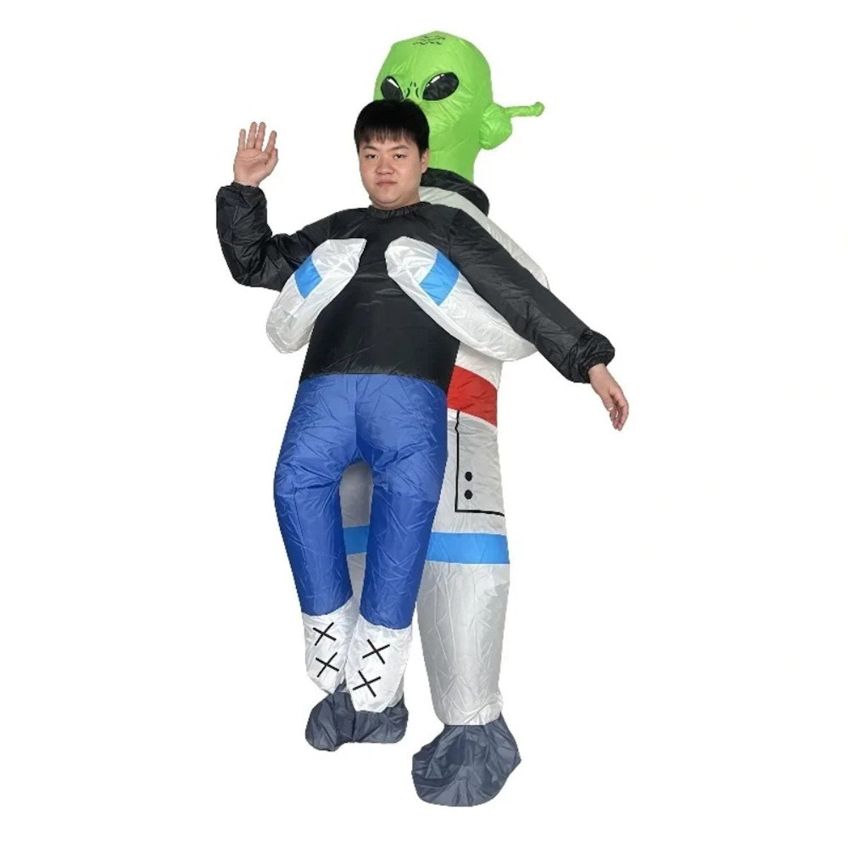Kids and Teens Alien Inflatable Costume Blow up Alien Suit - ChildAngle