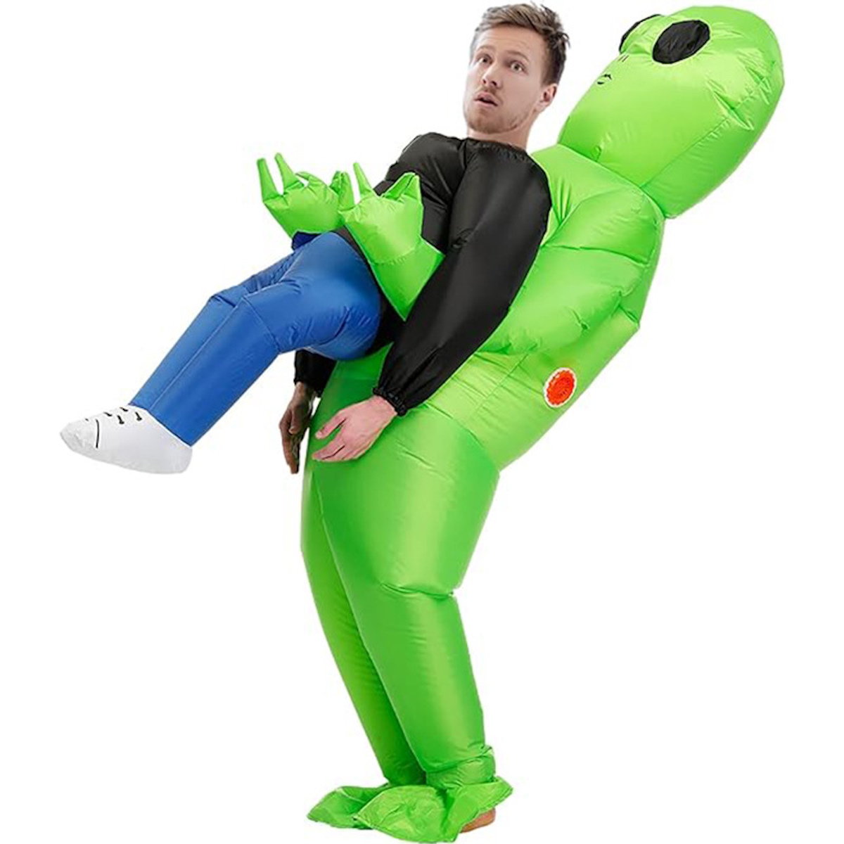 Kids and Teens Alien Inflatable Costume Blow up Alien Suit - ChildAngle