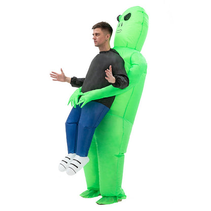 Kids and Teens Alien Inflatable Costume Blow up Alien Suit - ChildAngle