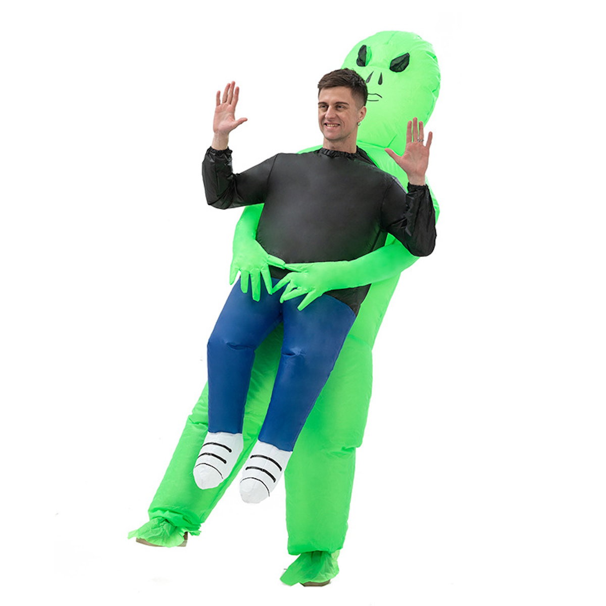 Kids and Teens Alien Inflatable Costume Blow up Alien Suit - ChildAngle