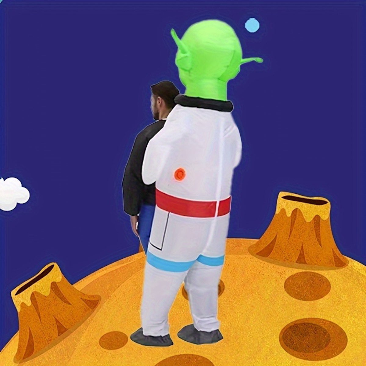 Kids and Teens Alien Inflatable Costume Blow up Alien Suit - ChildAngle