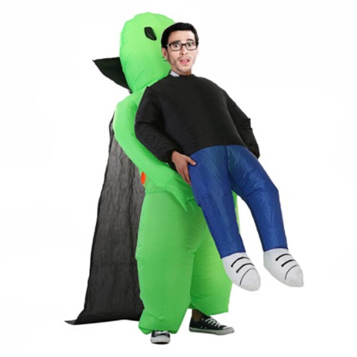 Kids and Teens Alien Inflatable Costume Blow up Alien Suit - ChildAngle