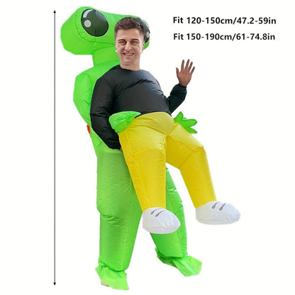 Kids and Teens Alien Inflatable Costume Blow up Alien Suit - ChildAngle