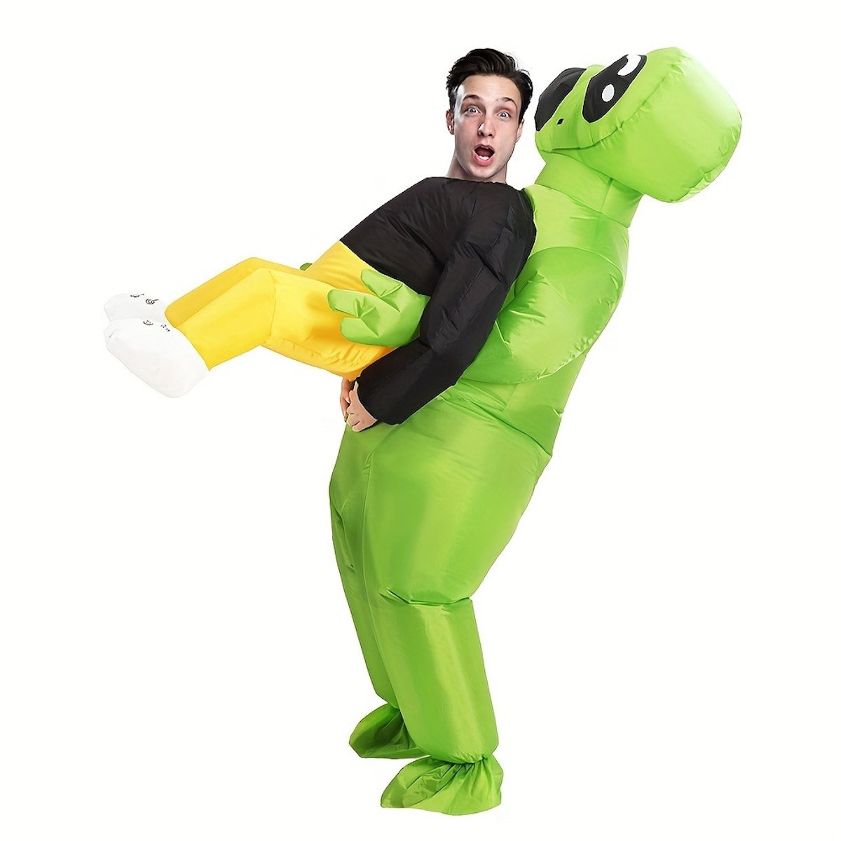 Kids and Teens Alien Inflatable Costume Blow up Alien Suit - ChildAngle