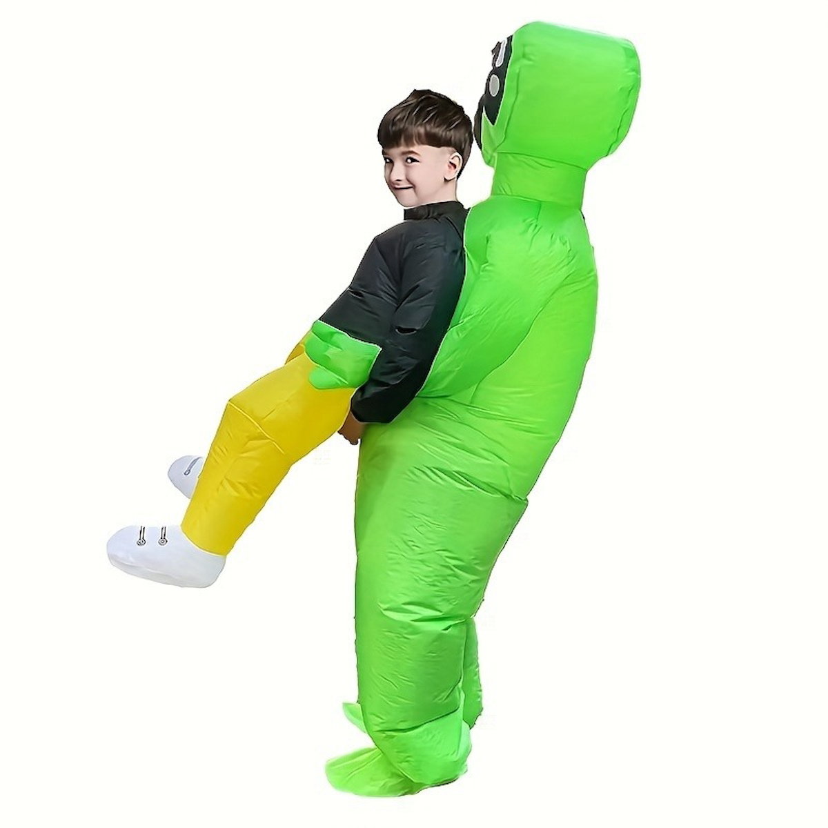 Kids and Teens Alien Inflatable Costume Blow up Alien Suit - ChildAngle