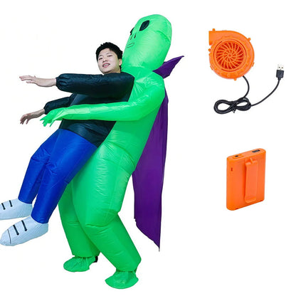 Kids and Teens Alien Inflatable Costume Blow up Alien Suit - ChildAngle