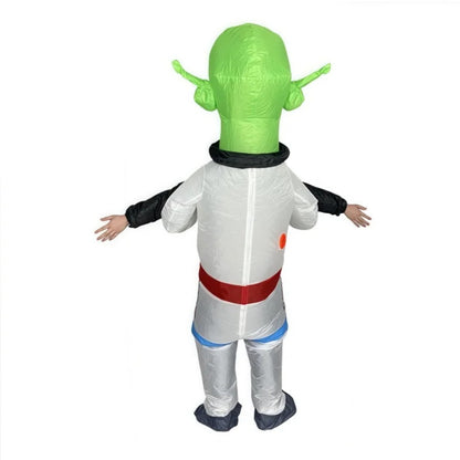 Kids and Teens Alien Inflatable Costume Blow up Alien Suit - ChildAngle