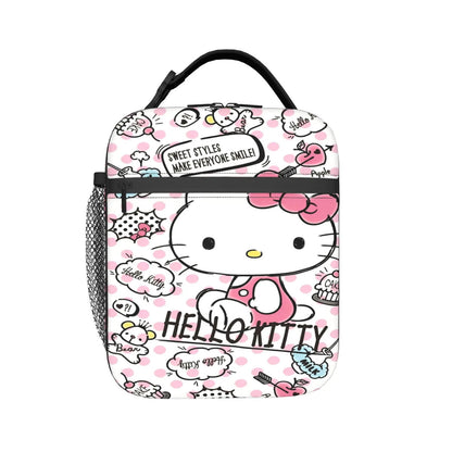 Lovely Hello Kitty Lunch Bags Portable Insulated School Lunch Storage Picnic Bags - ChildAngle