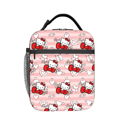 Lovely Hello Kitty Lunch Bags Portable Insulated School Lunch Storage Picnic Bags - ChildAngle