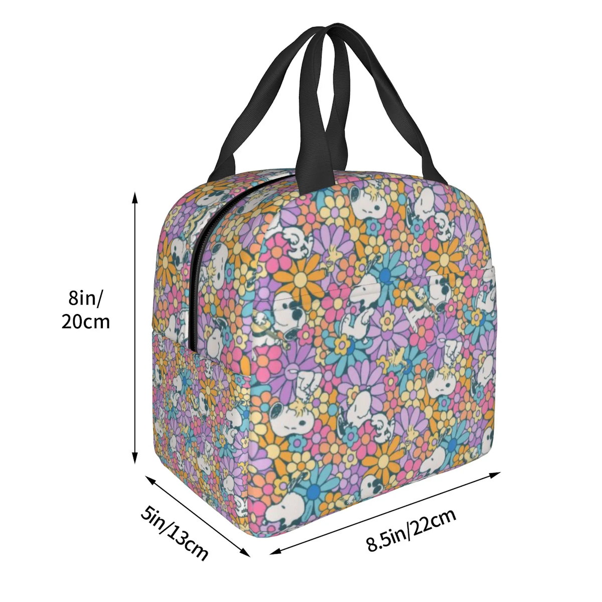 Snoopy Lunch Bag Portable Tote for Lunch - ChildAngle