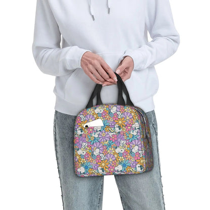 Snoopy Lunch Bag Portable Tote for Lunch - ChildAngle
