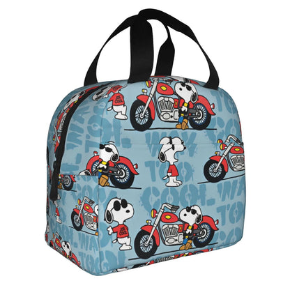 Snoopy Lunch Bag Portable Tote for Lunch - ChildAngle
