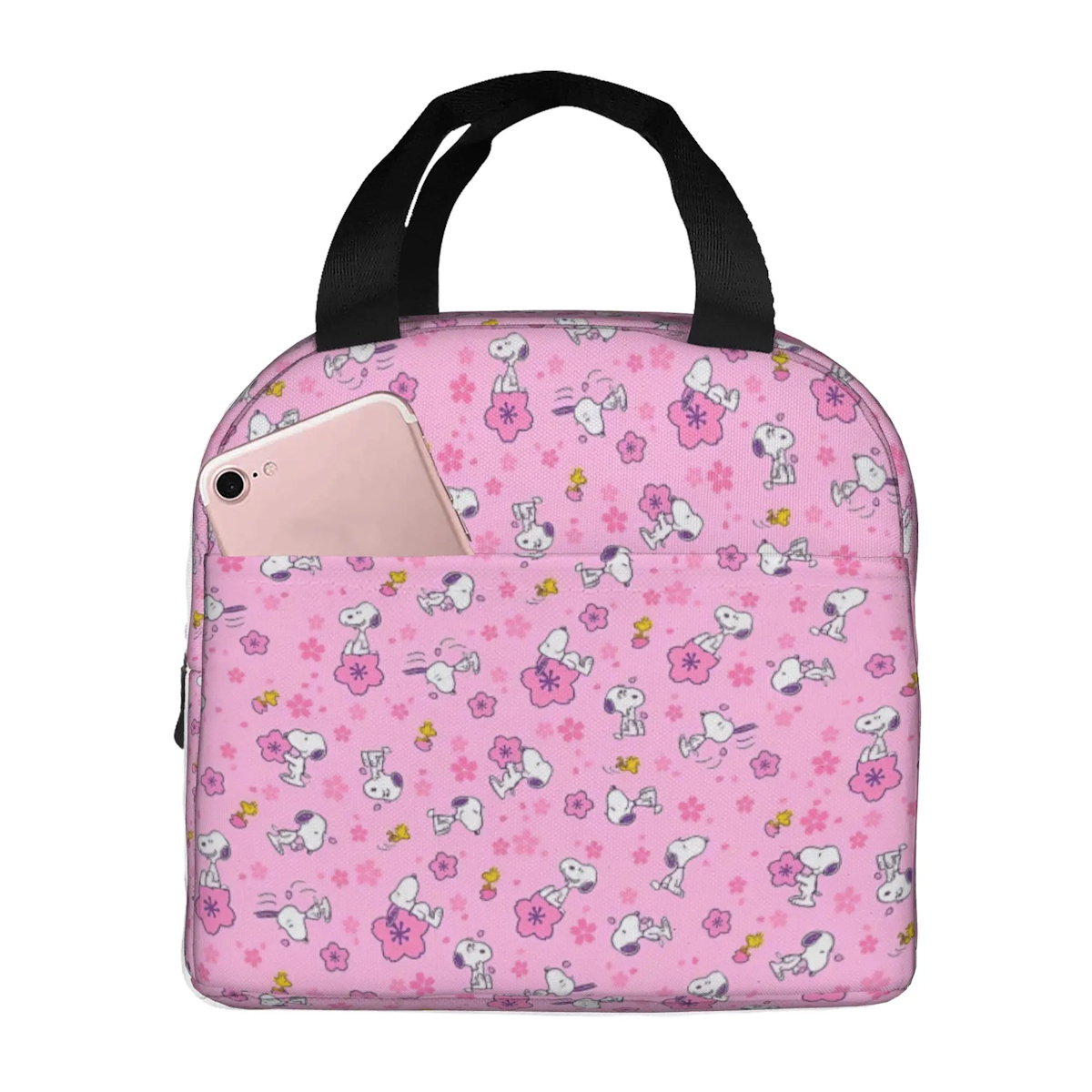 Snoopy Lunch Bag Portable Tote for Lunch - ChildAngle