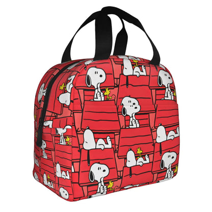 Snoopy Lunch Bag Portable Tote for Lunch - ChildAngle
