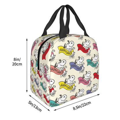 Snoopy Lunch Bag Portable Tote for Lunch - ChildAngle