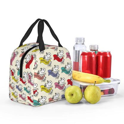 Snoopy Lunch Bag Portable Tote for Lunch - ChildAngle
