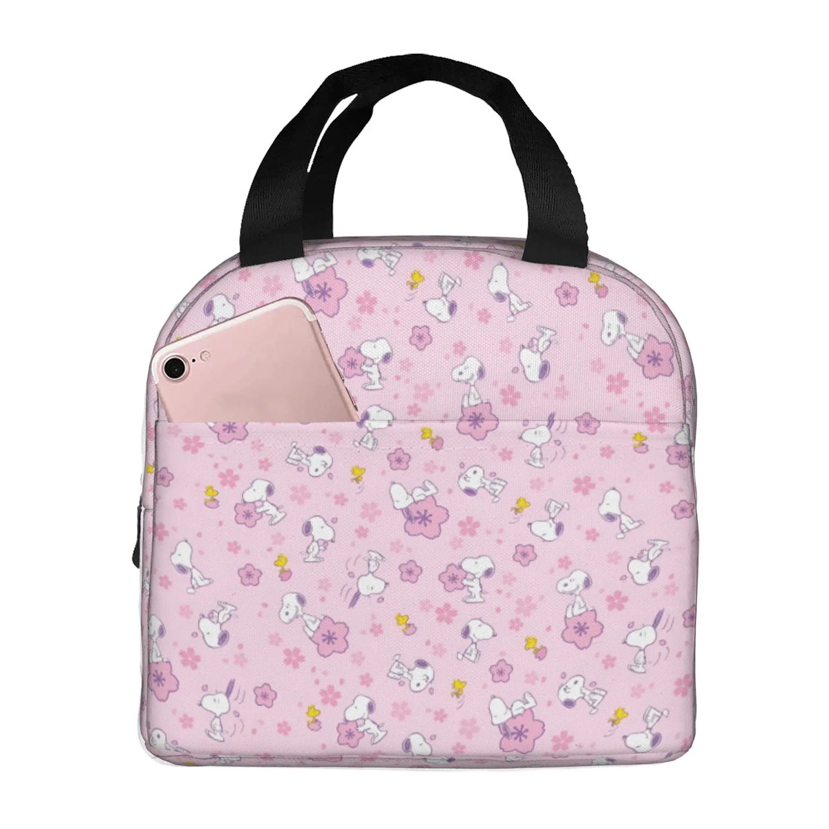 Snoopy Lunch Bag Portable Tote for Lunch - ChildAngle
