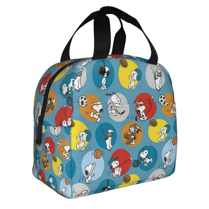 Snoopy Lunch Bag Portable Tote for Lunch - ChildAngle