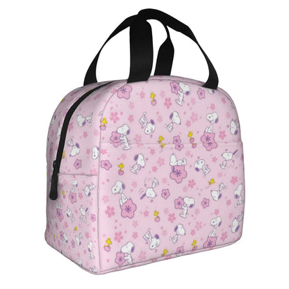 Snoopy Lunch Bag Portable Tote for Lunch - ChildAngle