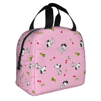 Snoopy Lunch Bag Portable Tote for Lunch - ChildAngle