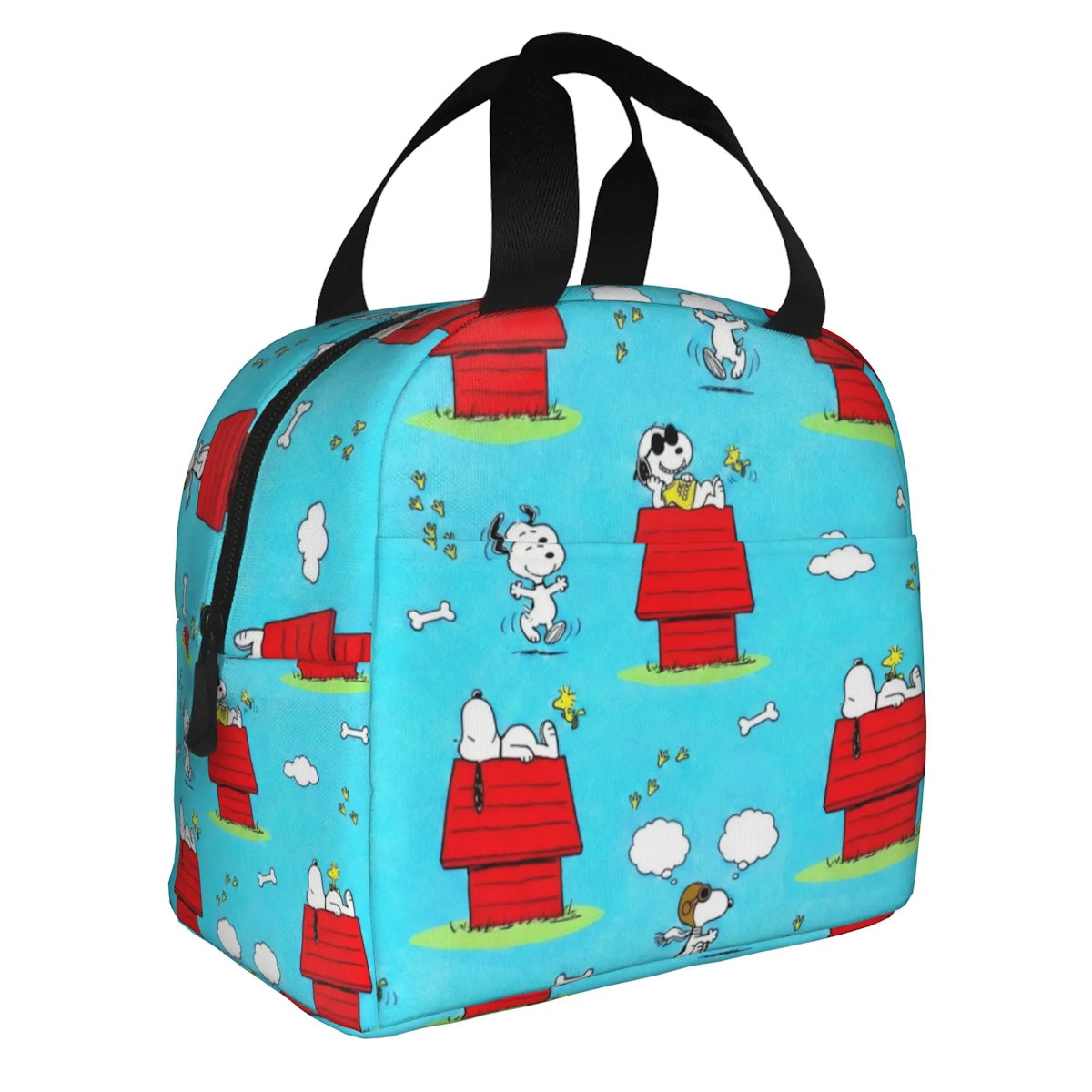 Snoopy Lunch Bag Portable Tote for Lunch - ChildAngle