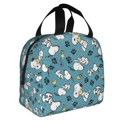 Snoopy Lunch Bag Portable Tote for Lunch - ChildAngle