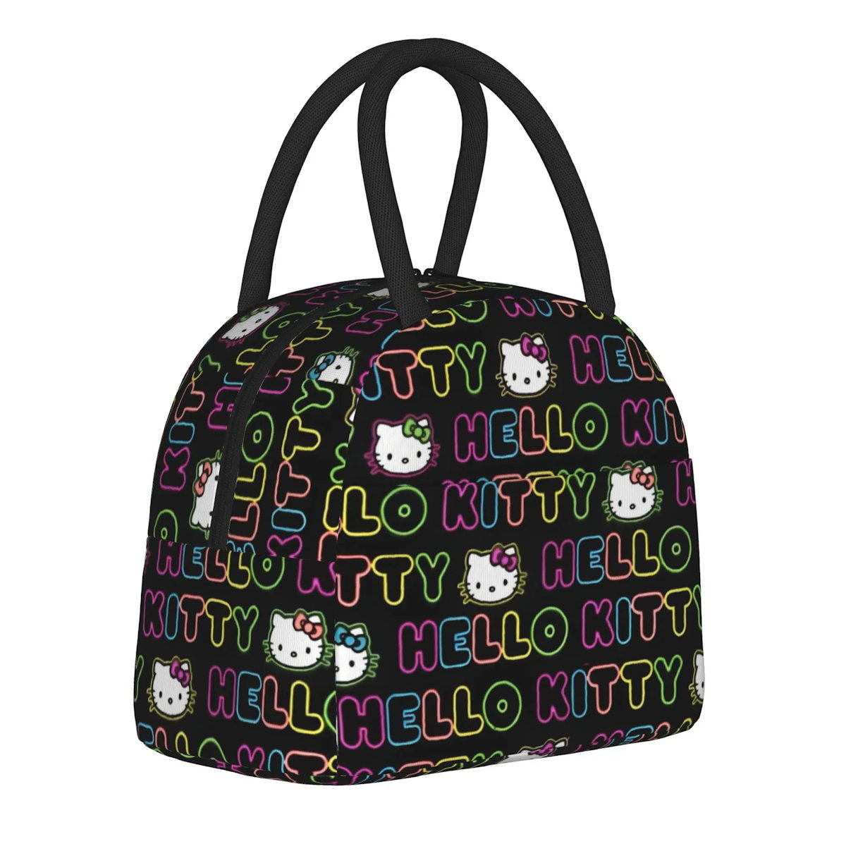 Hello Kitty Lunch Bags Cute Pattern Portable Insulated Totes for School Lunch - ChildAngle