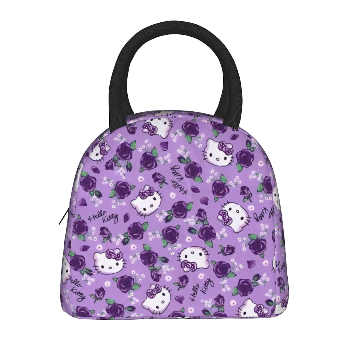 Hello Kitty Lunch Bags Cute Pattern Portable Insulated Totes for School Lunch - ChildAngle