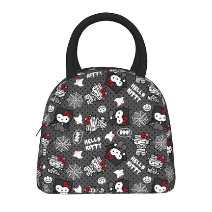 Hello Kitty Lunch Bags Cute Pattern Portable Insulated Totes for School Lunch - ChildAngle