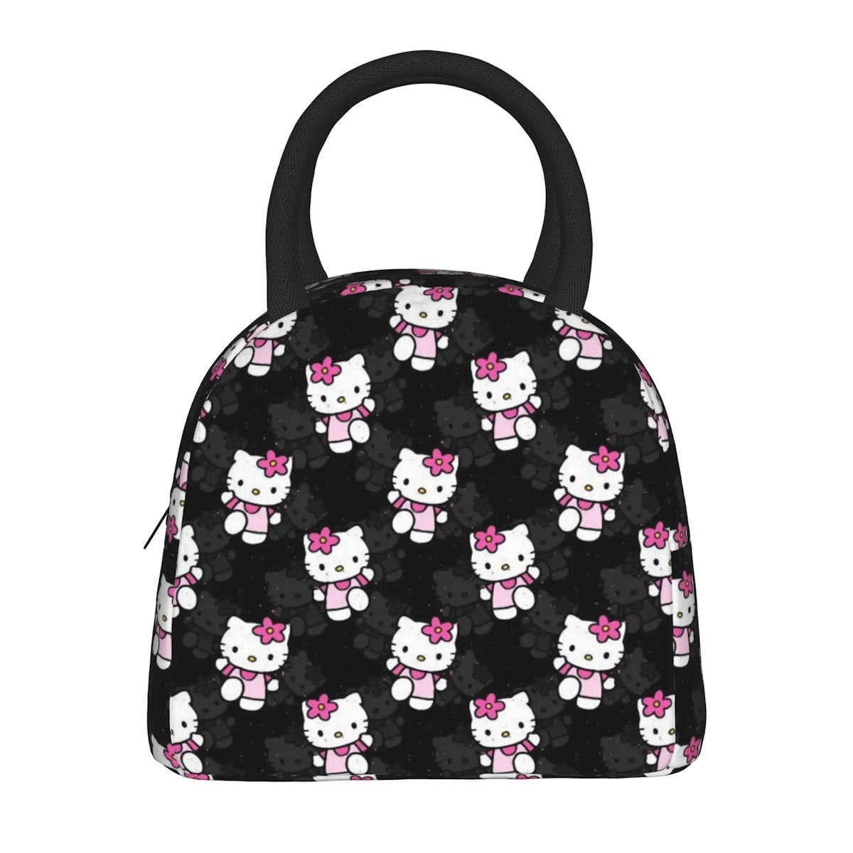 Hello Kitty Lunch Bags Cute Pattern Portable Insulated Totes for School Lunch - ChildAngle