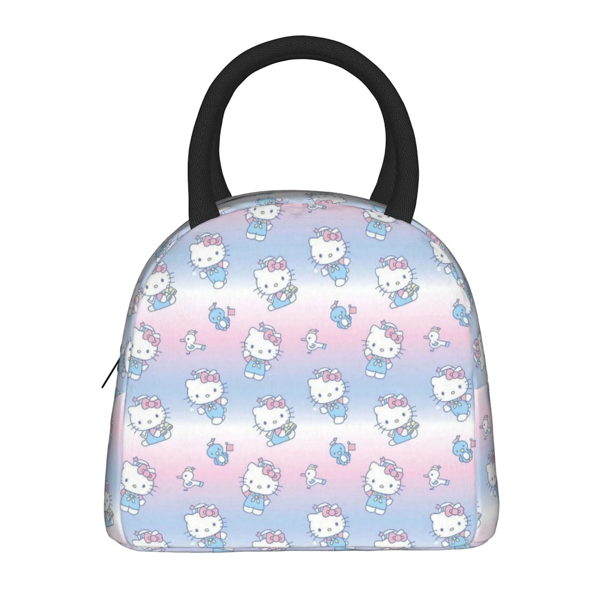 Hello Kitty Lunch Bags Cute Pattern Portable Insulated Totes for School Lunch - ChildAngle
