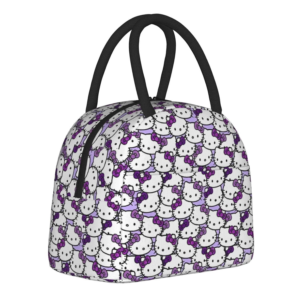 Hello Kitty Lunch Bags Cute Pattern Portable Insulated Totes for School Lunch - ChildAngle